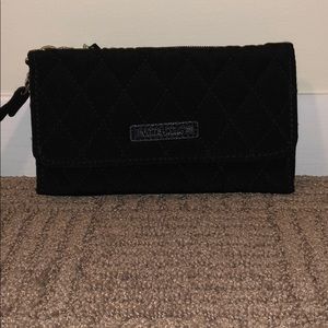 Black Vera wallet/ clutch